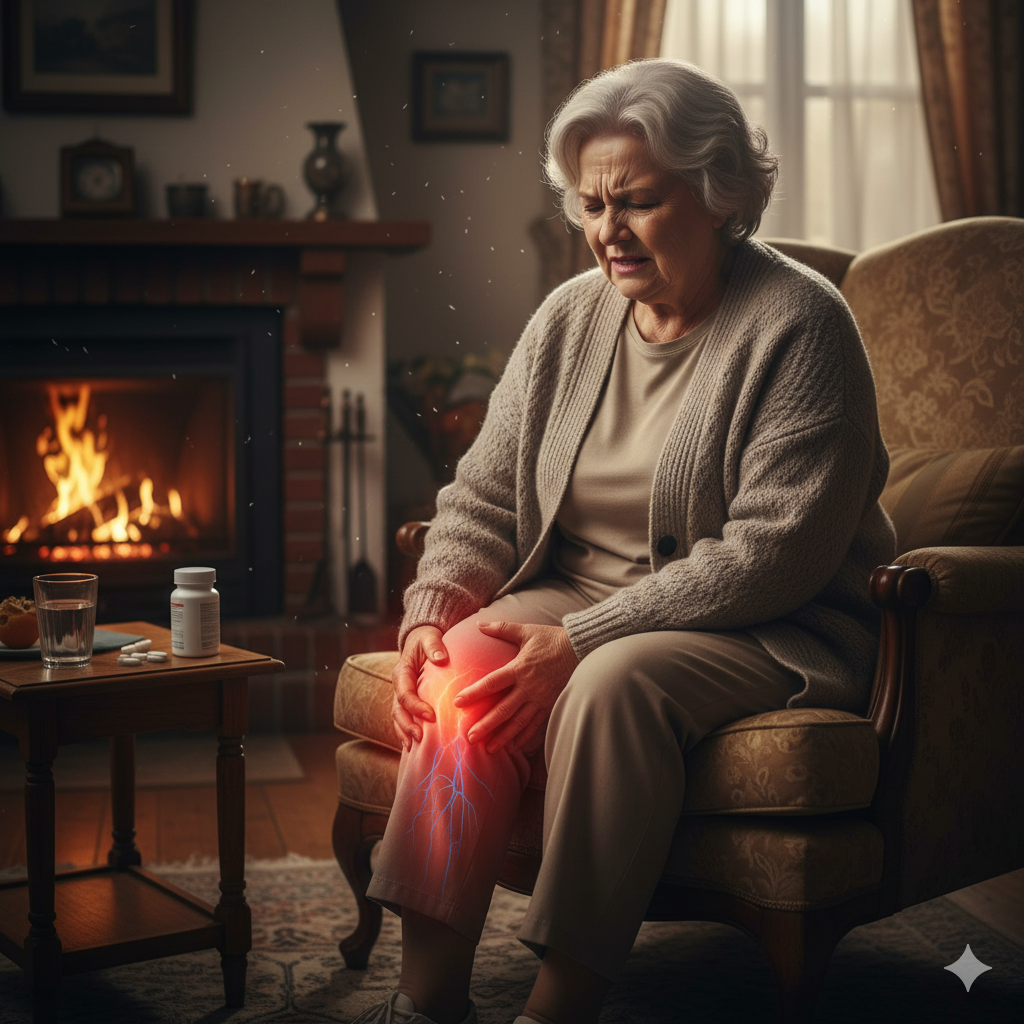 Placeholder for the main product image or concept image showing joint pain relief